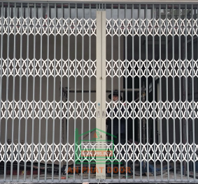 CỬA KÉO KHÔNG LÁ U XÁM 7DEM